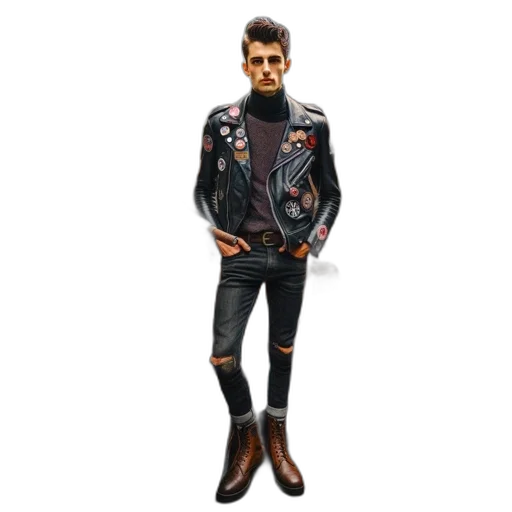 jacket, concept art, photorealistic, 3d render transparent PNG cut-out