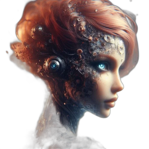 mask, face, robot, crown transparent PNG cut-out