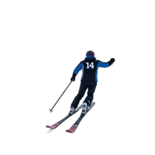 staff, robot, 3d render, pixel art transparent PNG cut-out