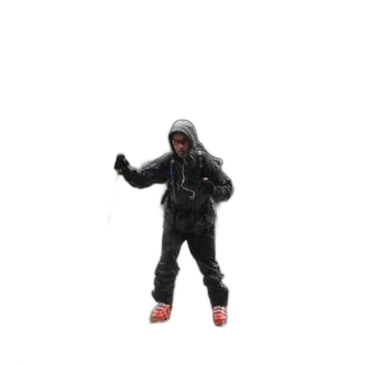 jacket, creature, staff, umbrella transparent PNG cut-out