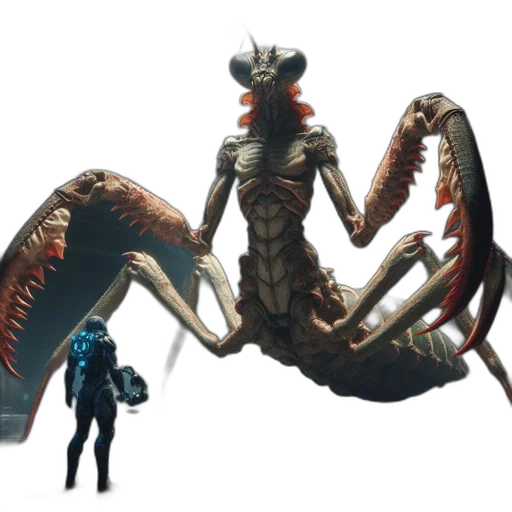 creature, dragon, animal, robot transparent PNG cut-out