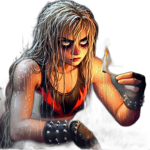 weapon, comic book art, concept art, fantasy art transparent PNG cut-out