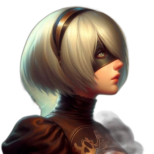 mask, face, staff, robot transparent PNG cut-out