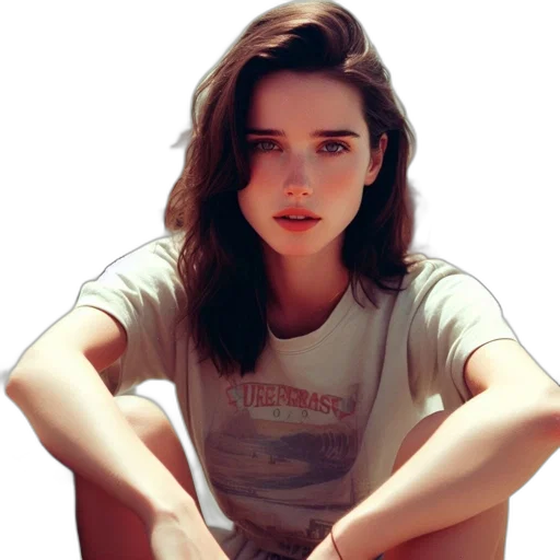 face, hair, jacket, dress transparent PNG cut-out