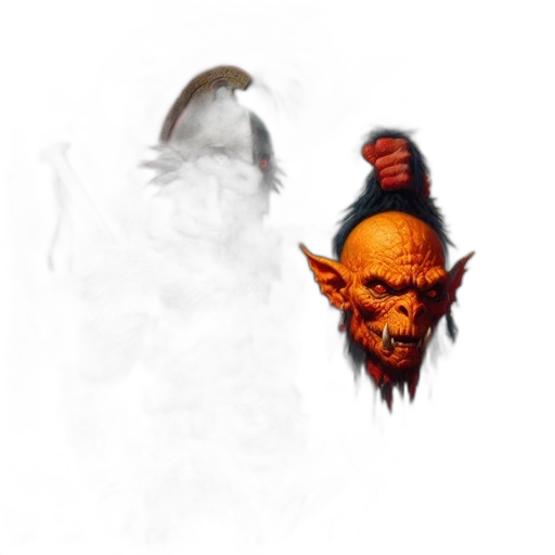 mask, face, weapon, staff transparent PNG cut-out
