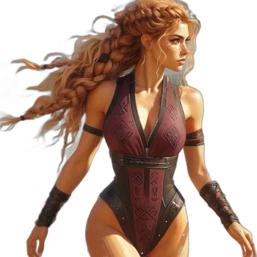 dress, fantasy art, concept art, comic book art transparent PNG cut-out