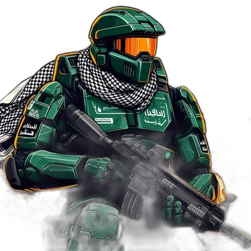 weapon, robot, concept art, pixel art transparent PNG cut-out