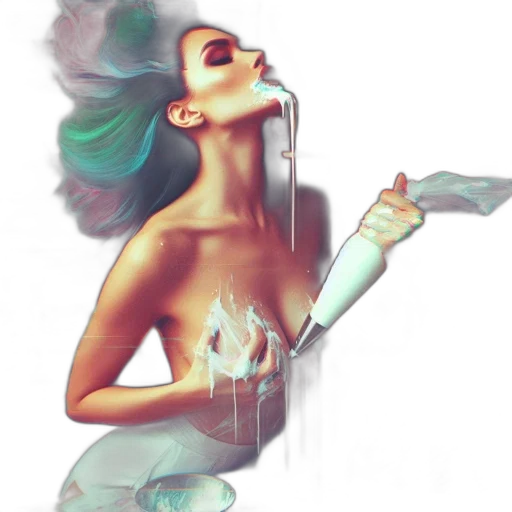 dress, fantasy art, concept art, photorealistic transparent PNG cut-out