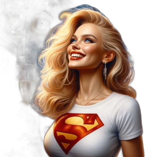 face, comic book art, photorealistic, fantasy art transparent PNG cut-out