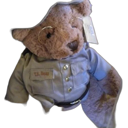 staff, jacket, teddy, bear transparent PNG cut-out