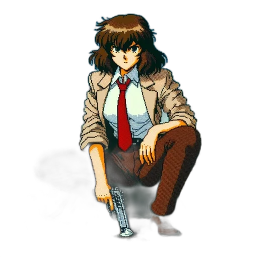 jacket, staff, robot, dress transparent PNG cut-out
