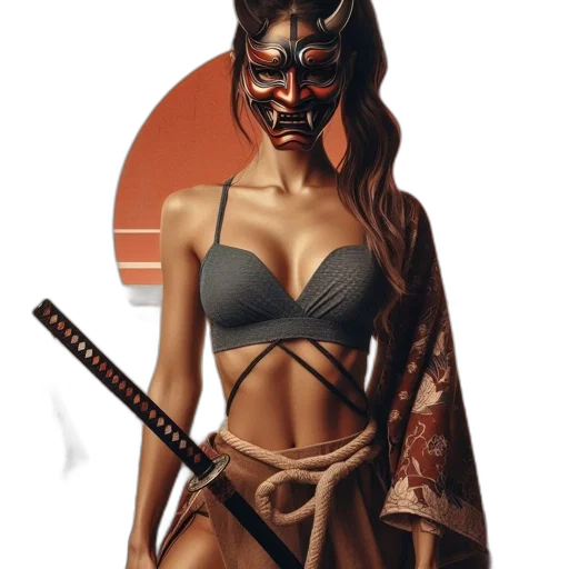 mask, weapon, fantasy art, comic book art transparent PNG cut-out