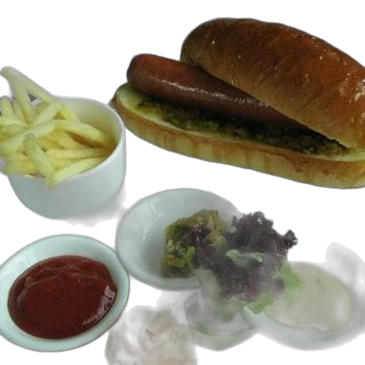 food, photorealistic, 3d render, hot transparent PNG cut-out