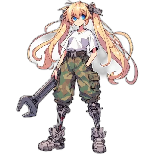 weapon, robot, staff, concept art transparent PNG cut-out