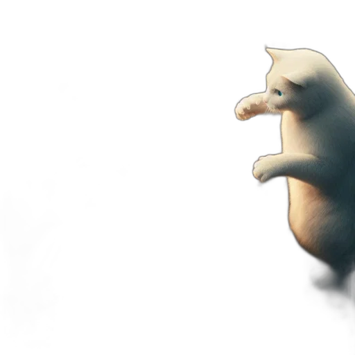 creature, animal, concept art, 3d render transparent PNG cut-out
