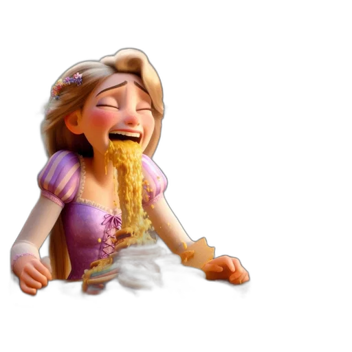 crown, hair, face, dress transparent PNG cut-out