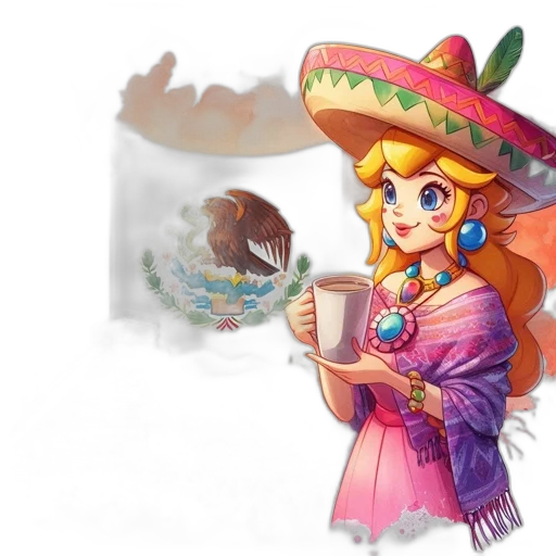 staff, hat, dragon, dress transparent PNG cut-out