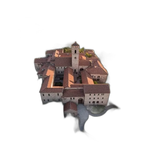 building, weapon, dragon, crown transparent PNG cut-out