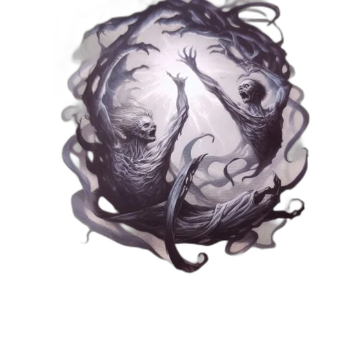 creature, mask, face, hair transparent PNG cut-out