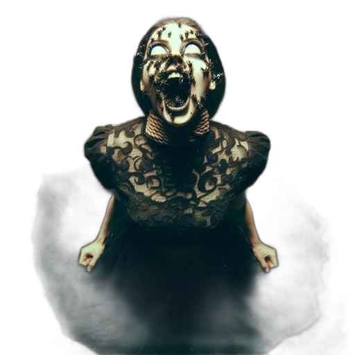 mask, creature, face, staff transparent PNG cut-out