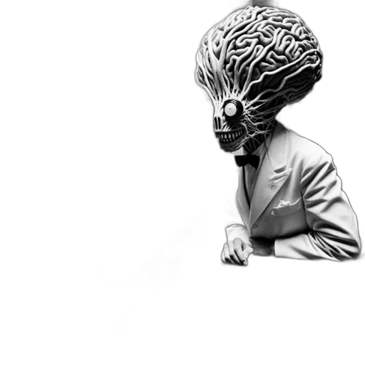 mask, robot, creature, crown transparent PNG cut-out