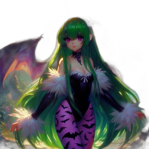 dragon, dress, creature, staff transparent PNG cut-out