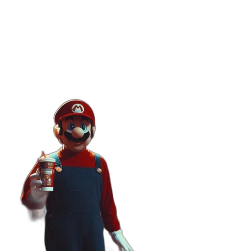 bottle, mask, staff, robot transparent PNG cut-out