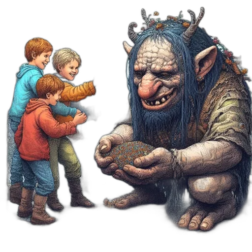 creature, concept art, fantasy art, comic book art transparent PNG cut-out