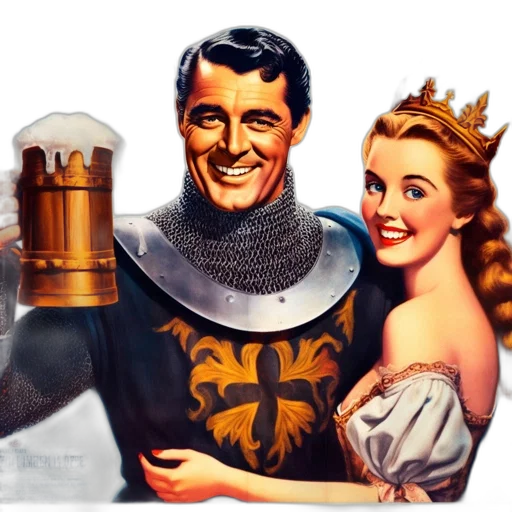 crown, sword, robot, weapon transparent PNG cut-out