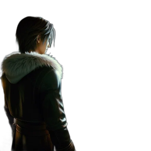 jacket, sword, weapon, face transparent PNG cut-out