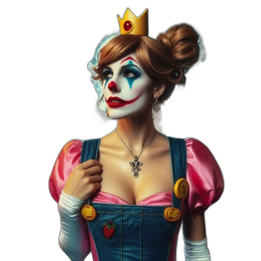 crown, face, mask, dress transparent PNG cut-out