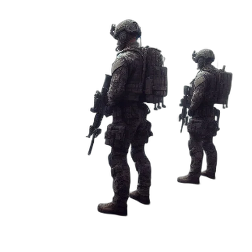 weapon, staff, robot, jacket transparent PNG cut-out
