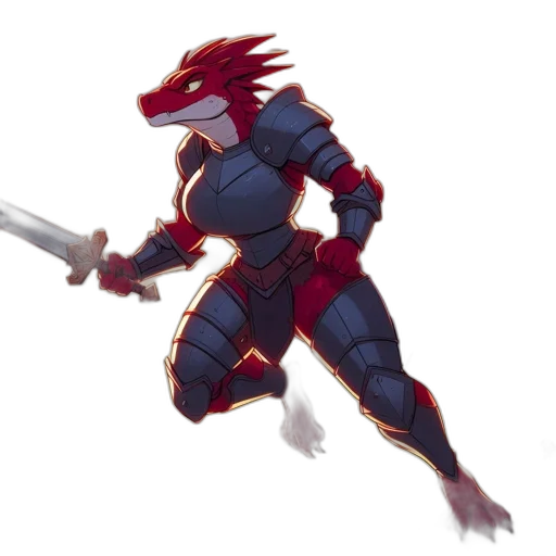 dragon, sword, weapon, creature transparent PNG cut-out