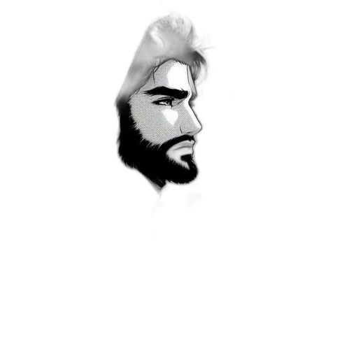 face, mask, hair, creature transparent PNG cut-out