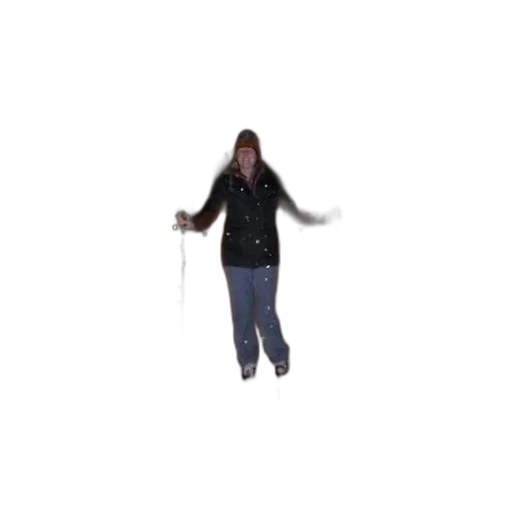 staff, jacket, umbrella, creature transparent PNG cut-out