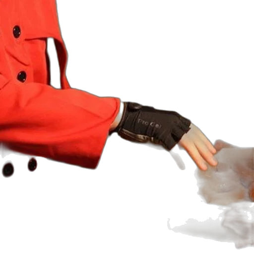 staff, jacket, weapon, robot transparent PNG cut-out