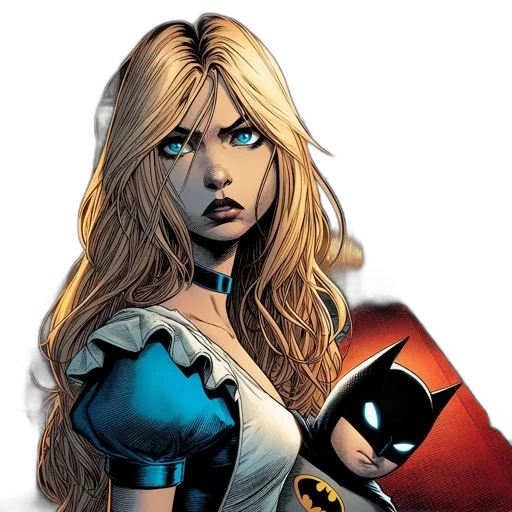 comic book art, concept art, cartoon, fantasy art transparent PNG cut-out