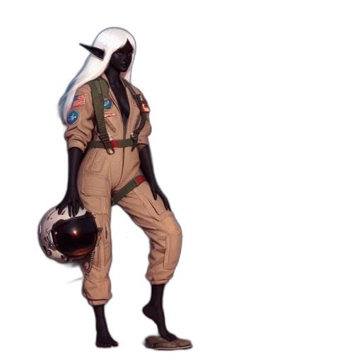 jacket, staff, mask, robot transparent PNG cut-out