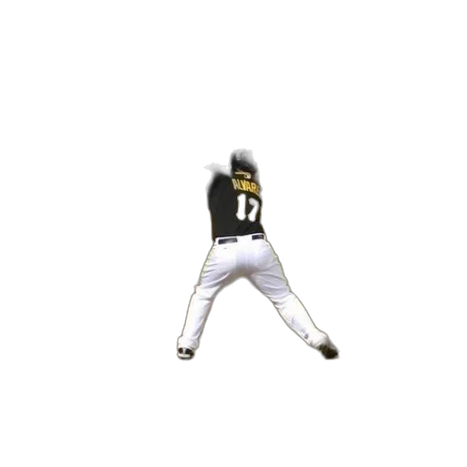baseball, player, number, his transparent PNG cut-out