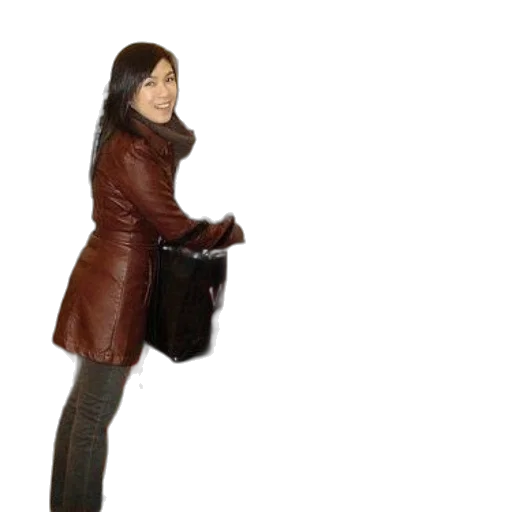 jacket, staff, umbrella, dress transparent PNG cut-out