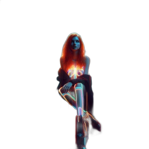 robot, dress, jacket, staff transparent PNG cut-out