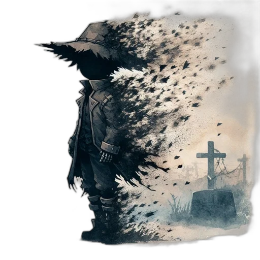 hat, weapon, jacket, sword transparent PNG cut-out