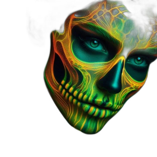 mask, face, concept art, fantasy art transparent PNG cut-out