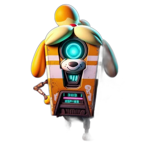 robot, staff, jacket, mask transparent PNG cut-out