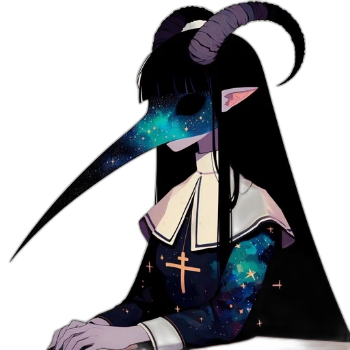 staff, mask, sword, creature transparent PNG cut-out