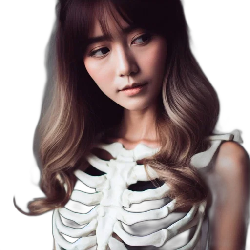 dress, face, hair, photorealistic transparent PNG cut-out