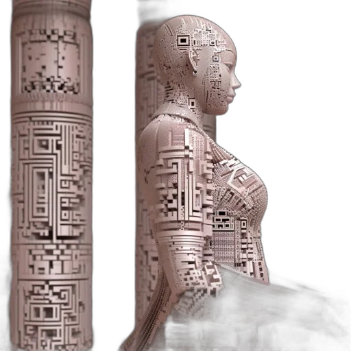 bottle, robot, jewelry, dress transparent PNG cut-out