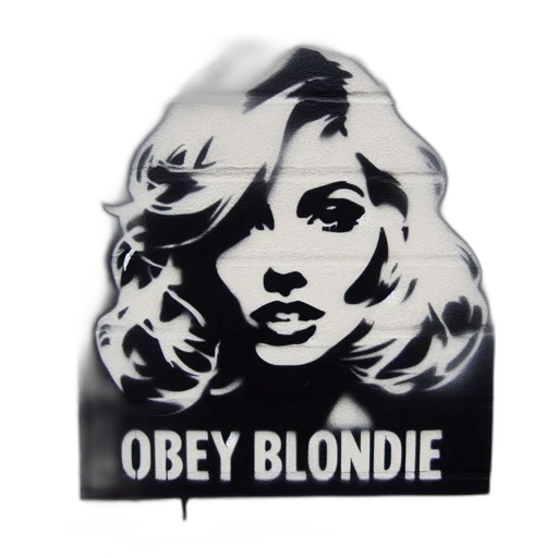 cartoon, stencil-style, street, art transparent PNG cut-out