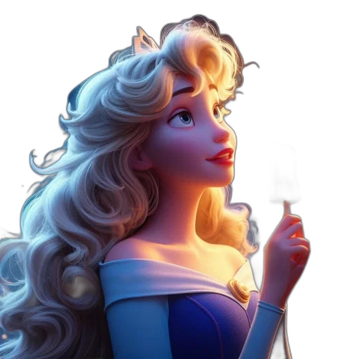 crown, staff, face, dress transparent PNG cut-out