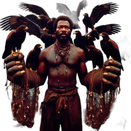 animal, staff, concept art, man transparent PNG cut-out